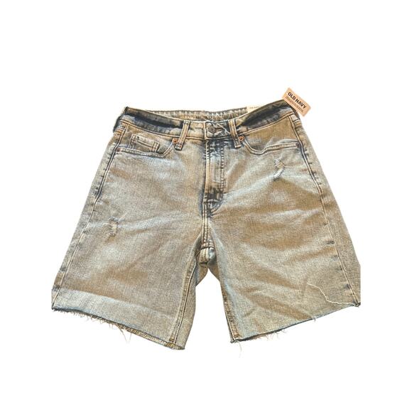 NWT Old Navy Women's Light Blue Denim Shorts O.G. Straight Size 4 - Picture 1 of 6